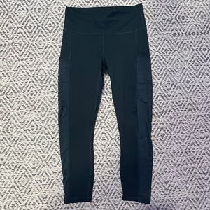 Fabletics Power Hold Leggings Forest Green Size S